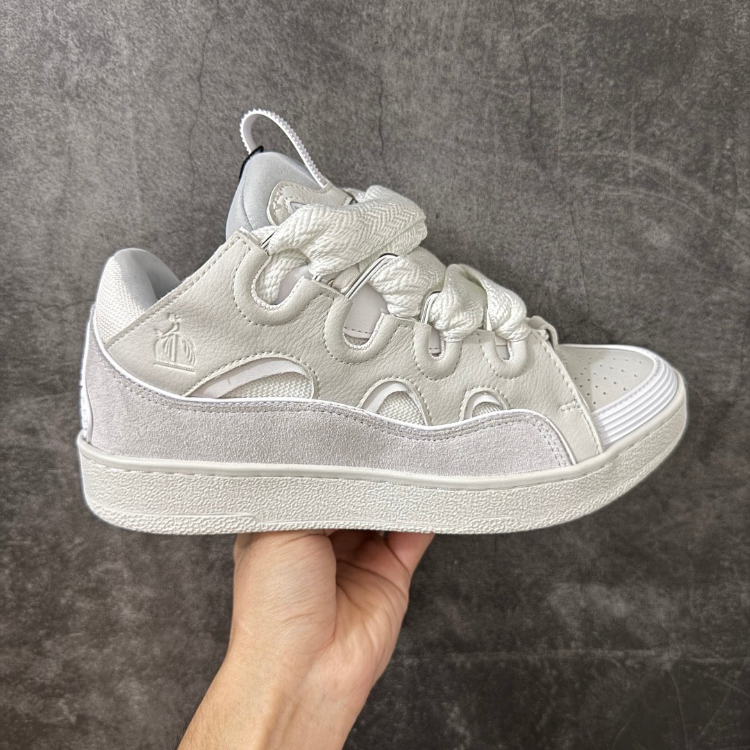 Lanvin Leather Curb White