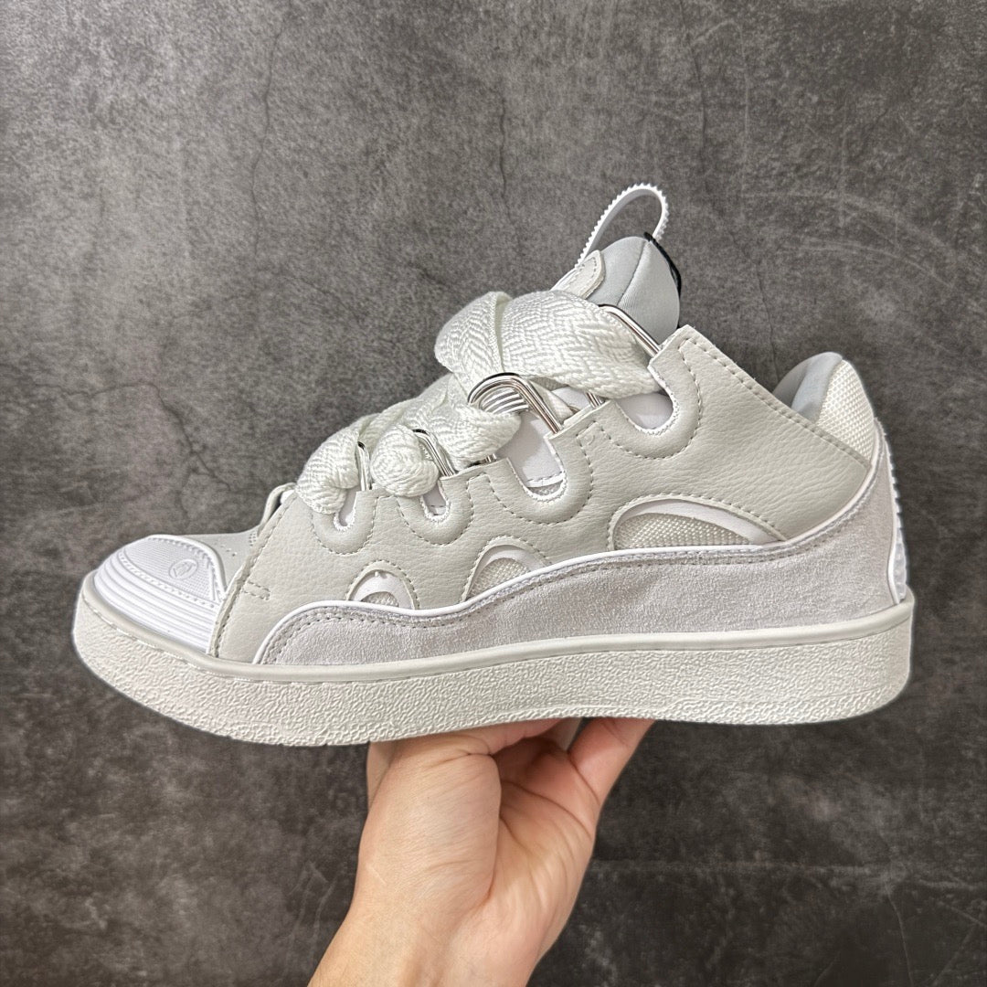 Lanvin Leather Curb White