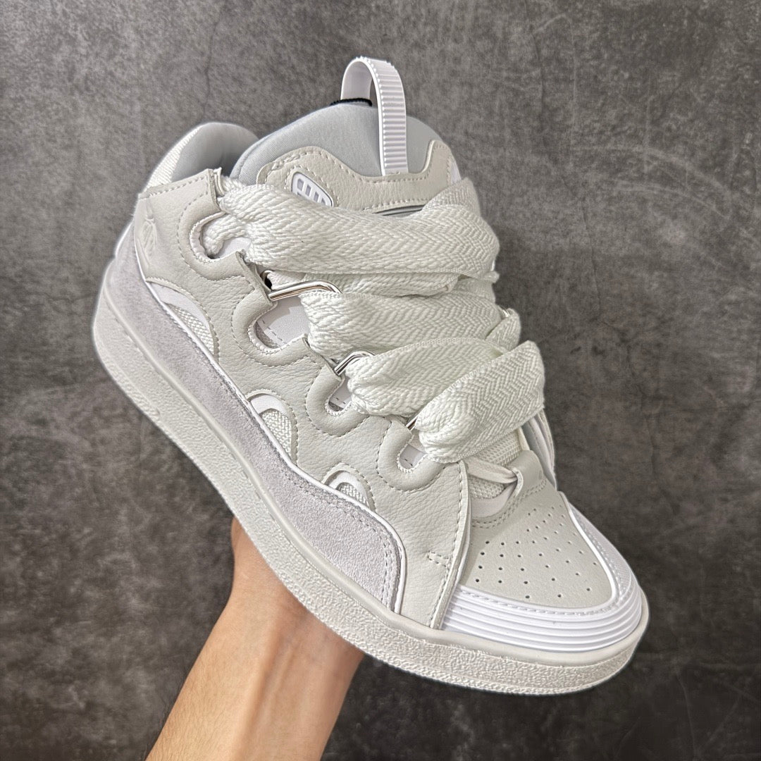 Lanvin Leather Curb White