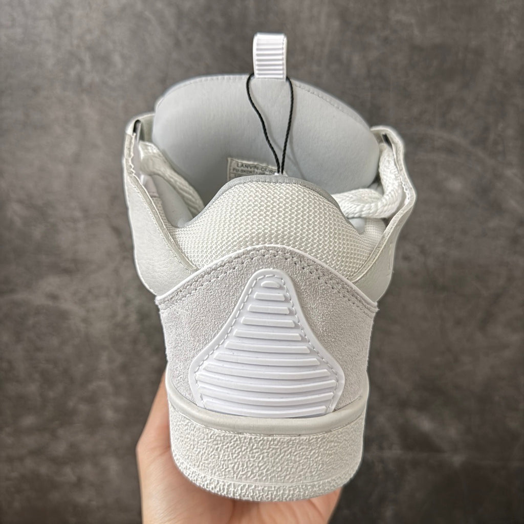 Lanvin Leather Curb White