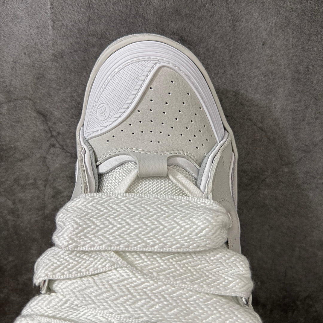 Lanvin Leather Curb White