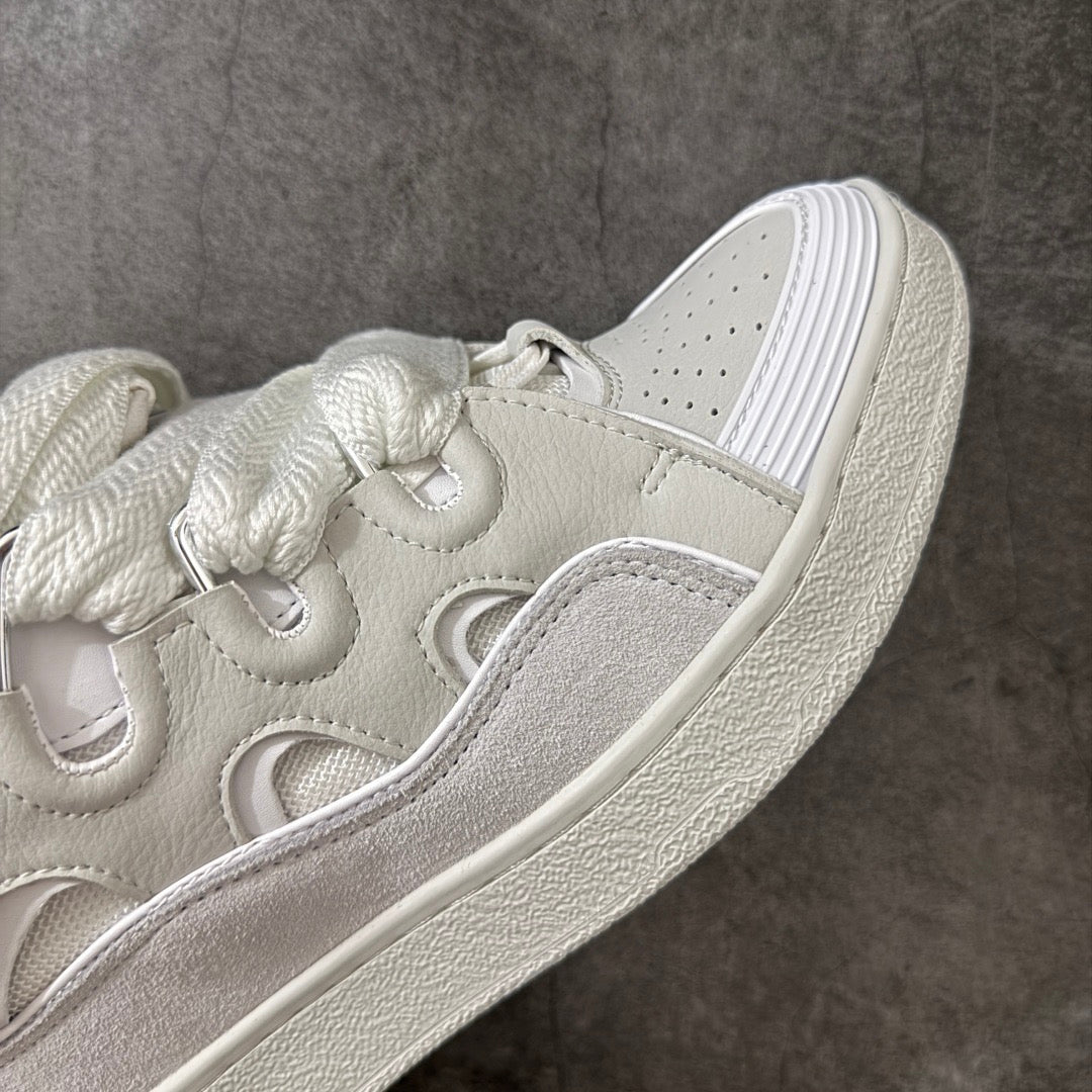 Lanvin Leather Curb White