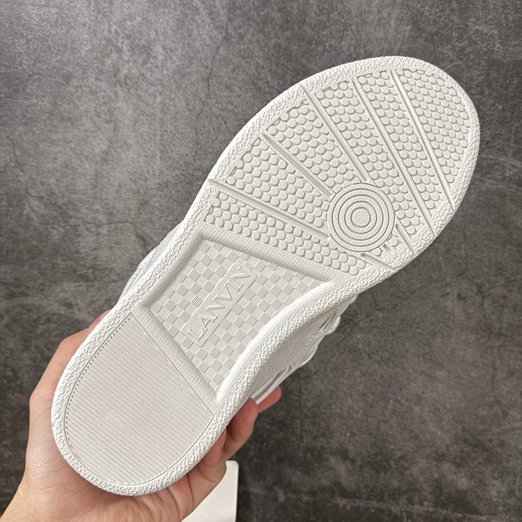 Lanvin Leather Curb White