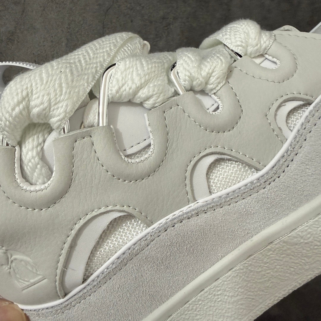 Lanvin Leather Curb White