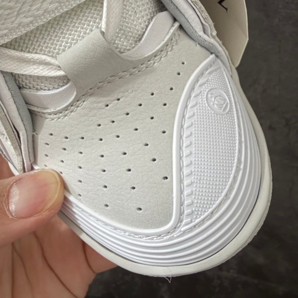 Lanvin Leather Curb White