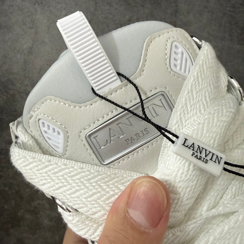 Lanvin Leather Curb White