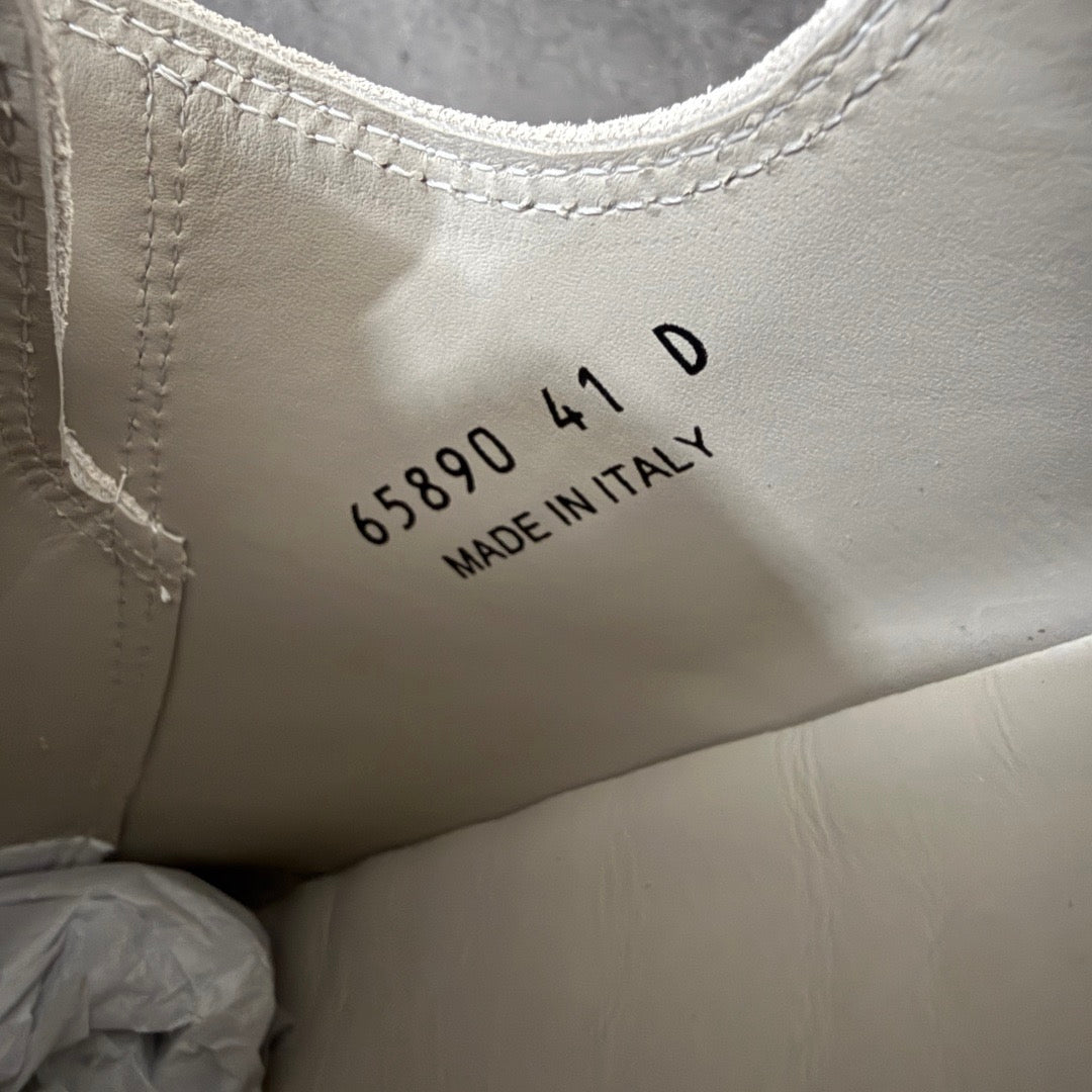 Rick Owens Temple Jumbolace Low in Suede Leather