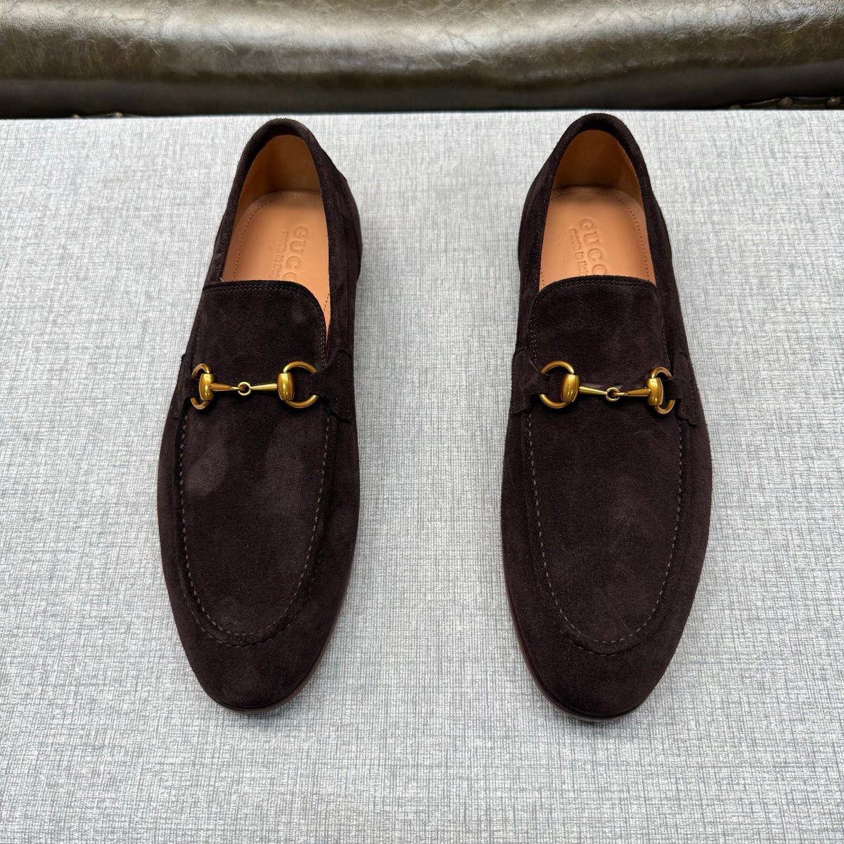 Gucci Jordaan Loafer in Suede