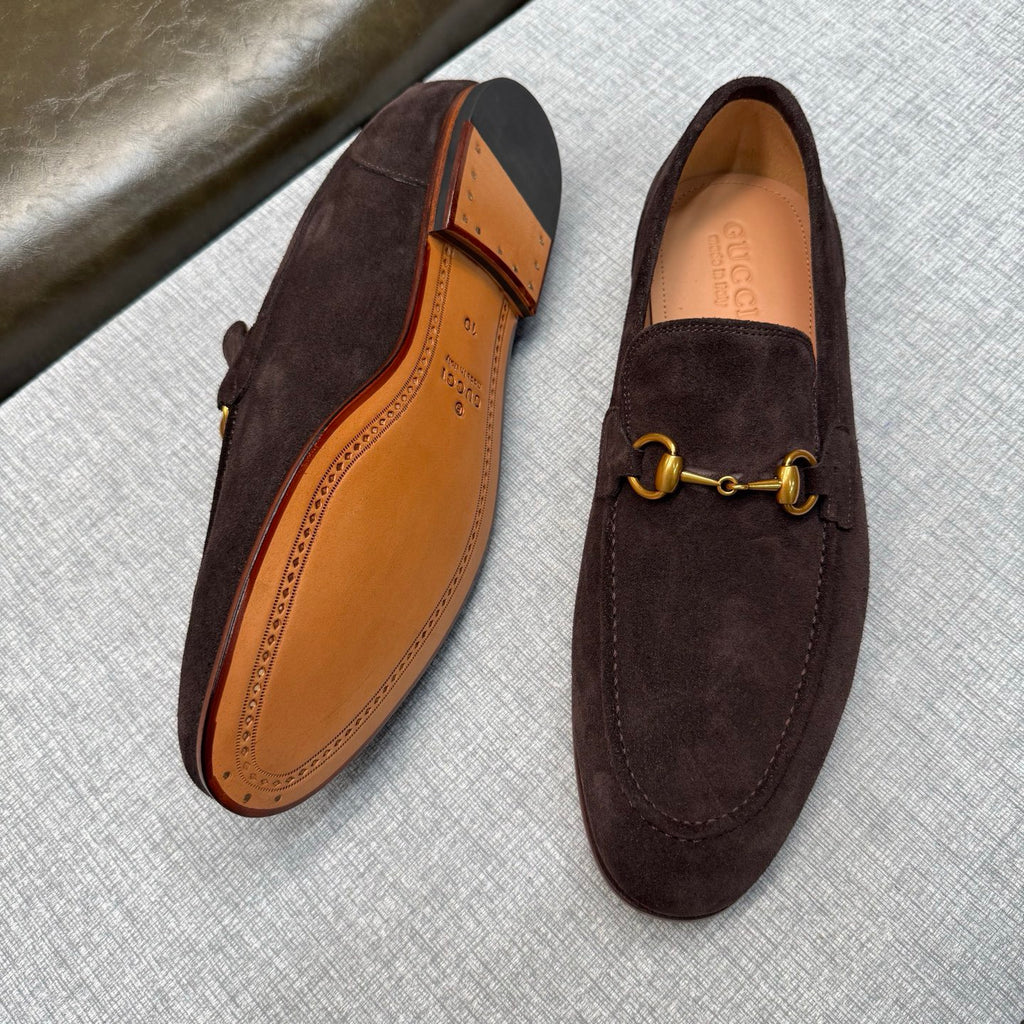 Gucci Jordaan Loafer in Suede