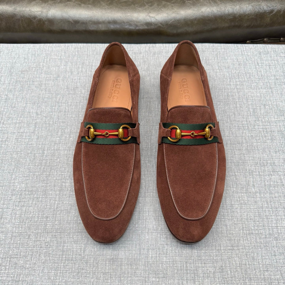 Gucci Jordaan Loafer in Suede