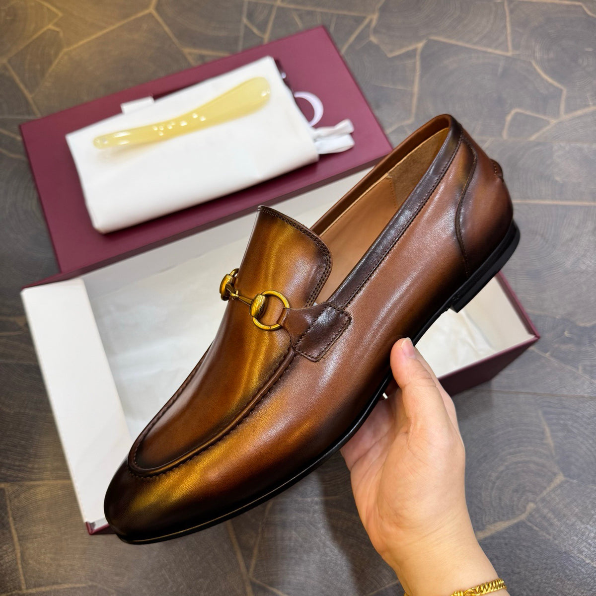 Gucci Jordaan Loafer in Calfskin
