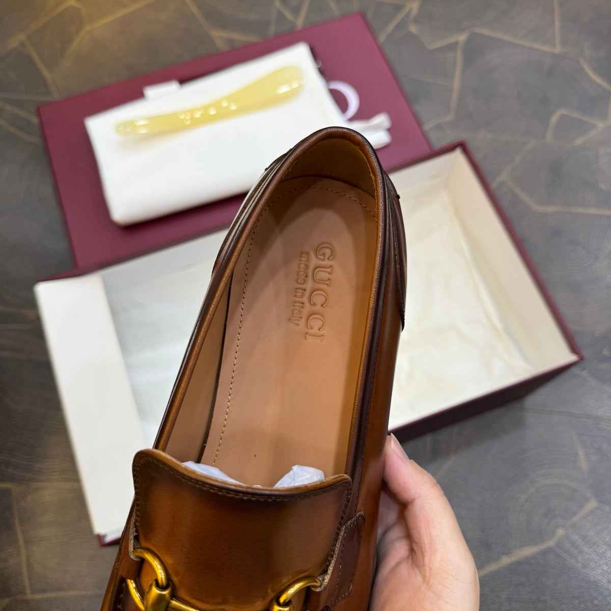 Gucci Jordaan Loafer in Calfskin