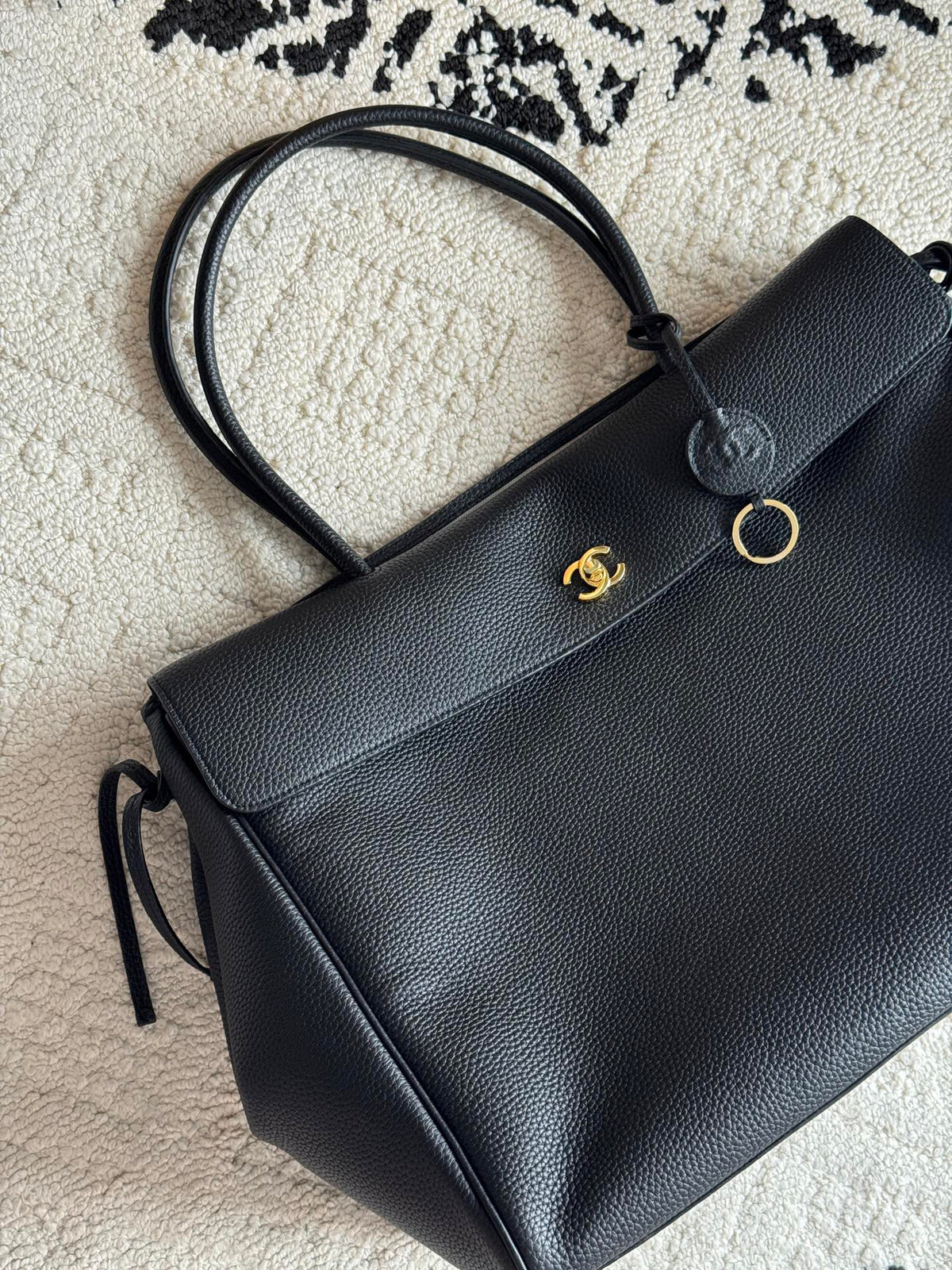 Chanel Large Shopping Bag in Grained Calfskin