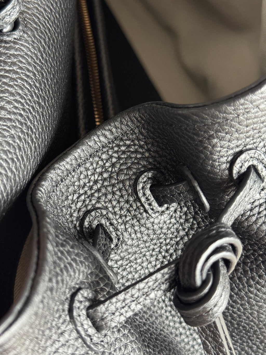 Chanel Large Shopping Bag in Grained Calfskin
