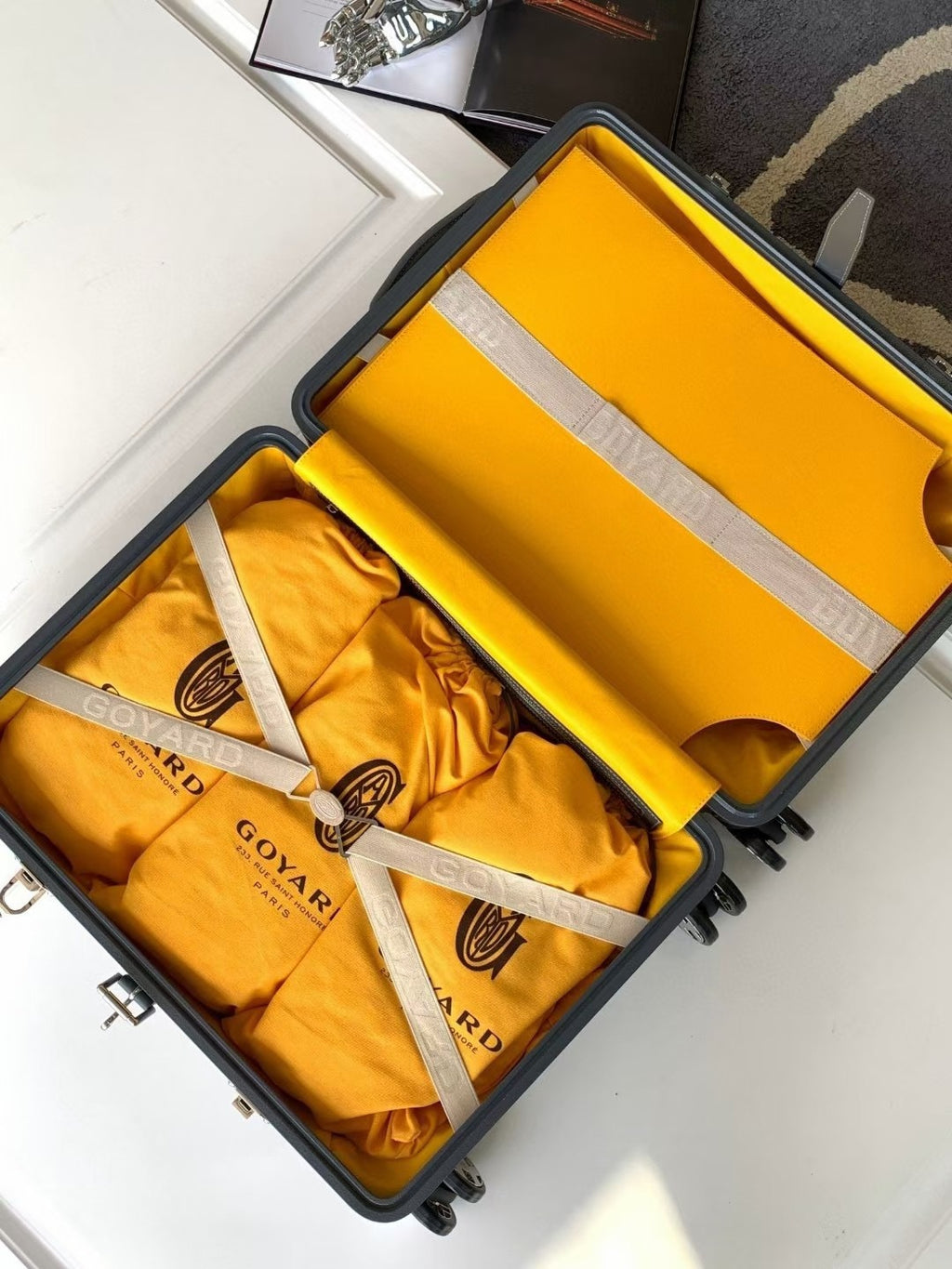 Goyard Bourget PM Trolley Case