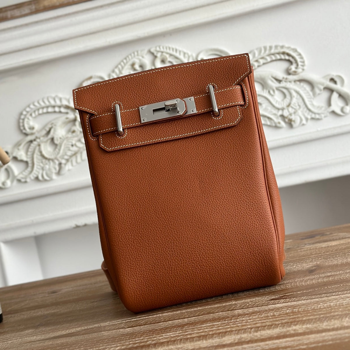 Hermes Hac a Dos PM Backpack in Togo Calfskin
