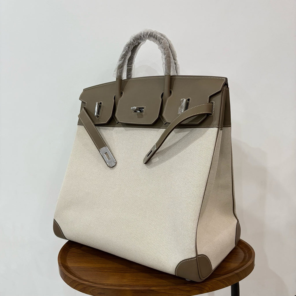 Hermes Hac 40 in Toile Canvas