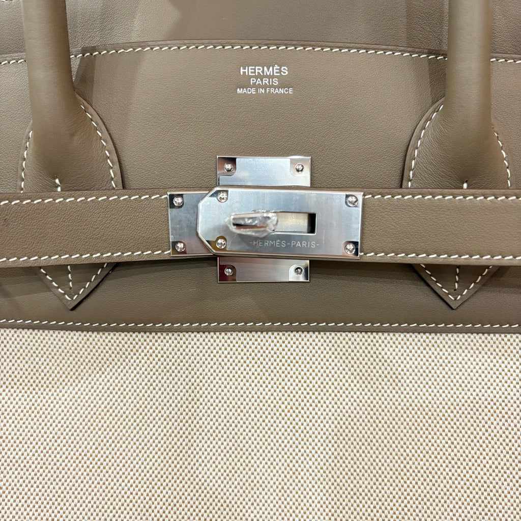 Hermes Hac 40 in Toile Canvas
