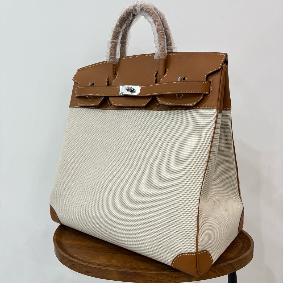 Hermes Hac 40 in Toile Canvas