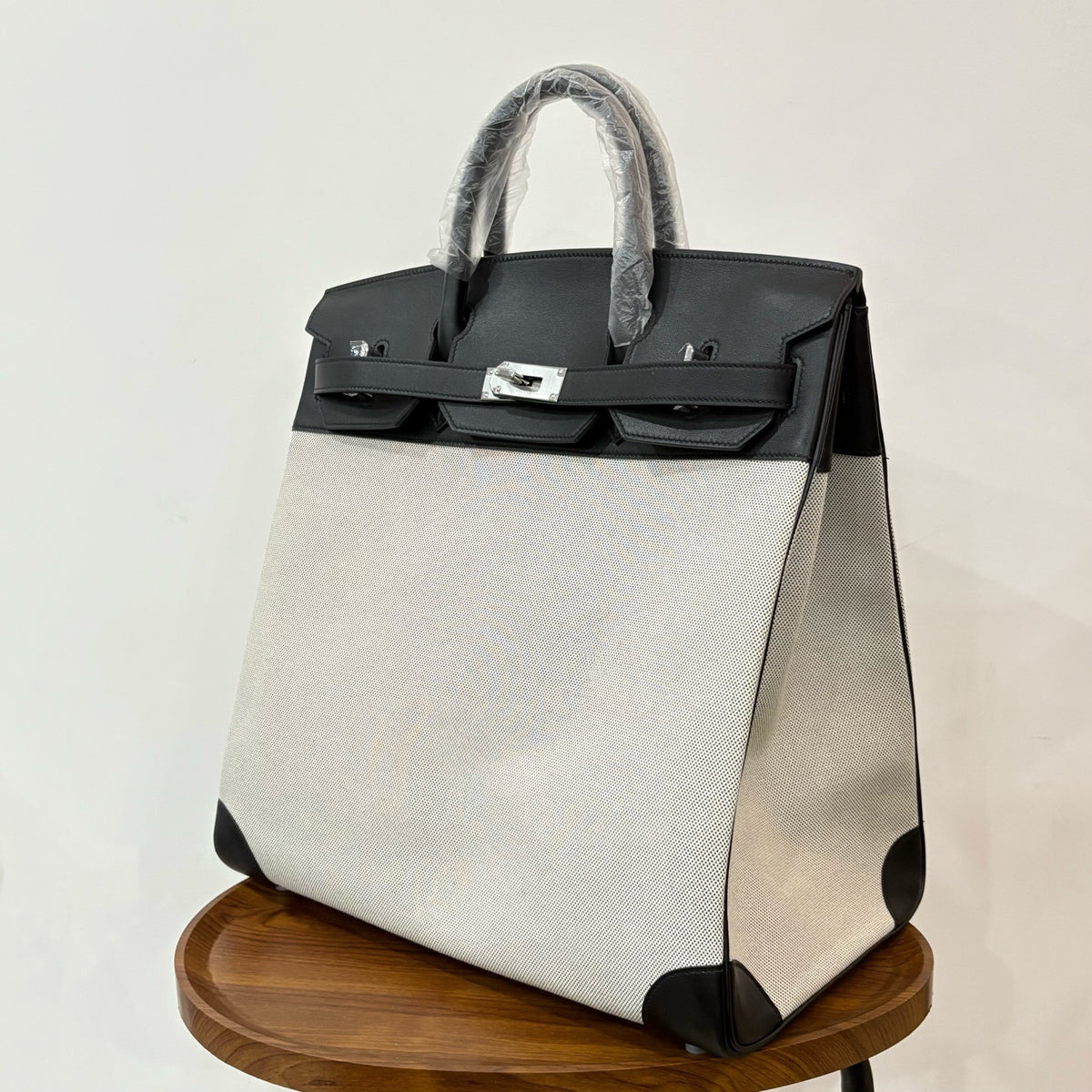 Hermes Hac 40 in Toile Canvas