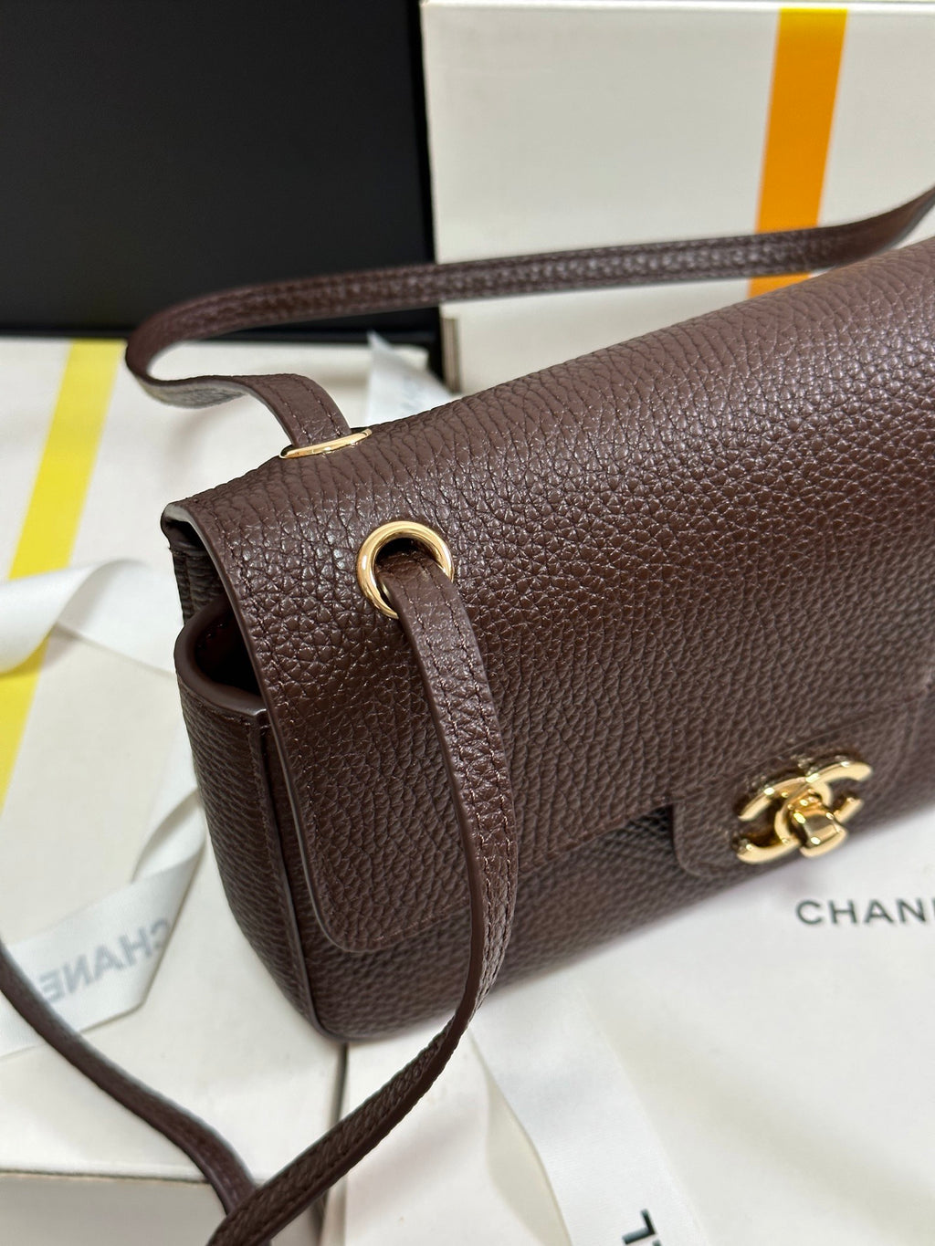Chanel Mini Souplissimo Flap Bag in Grained Calfskin