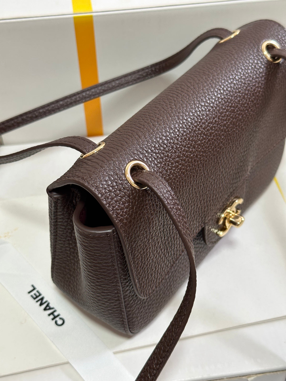 Chanel Mini Souplissimo Flap Bag in Grained Calfskin