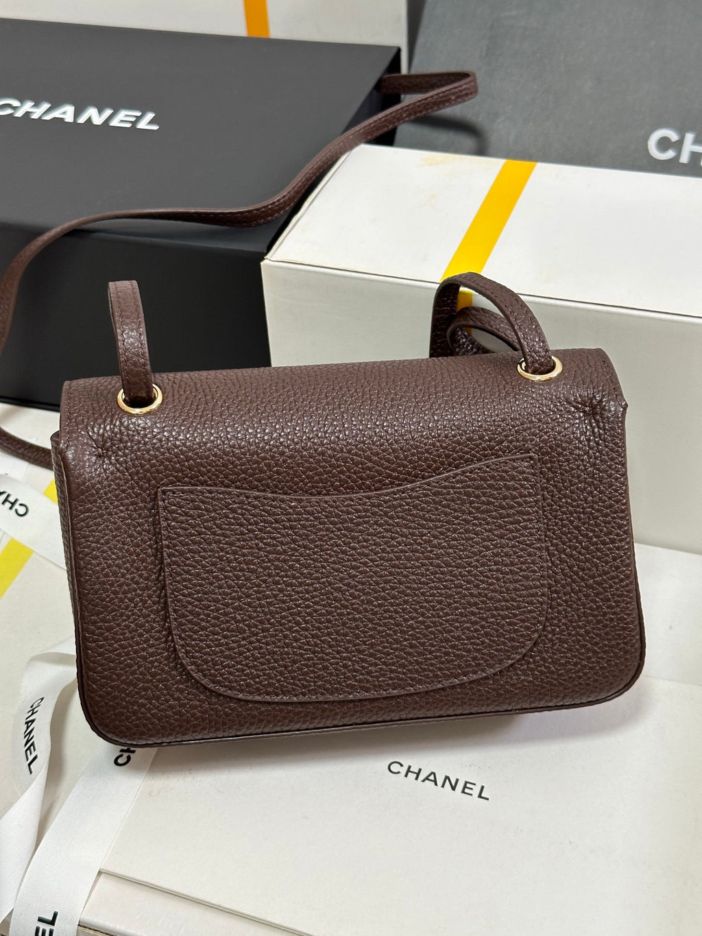 Chanel Mini Souplissimo Flap Bag in Grained Calfskin