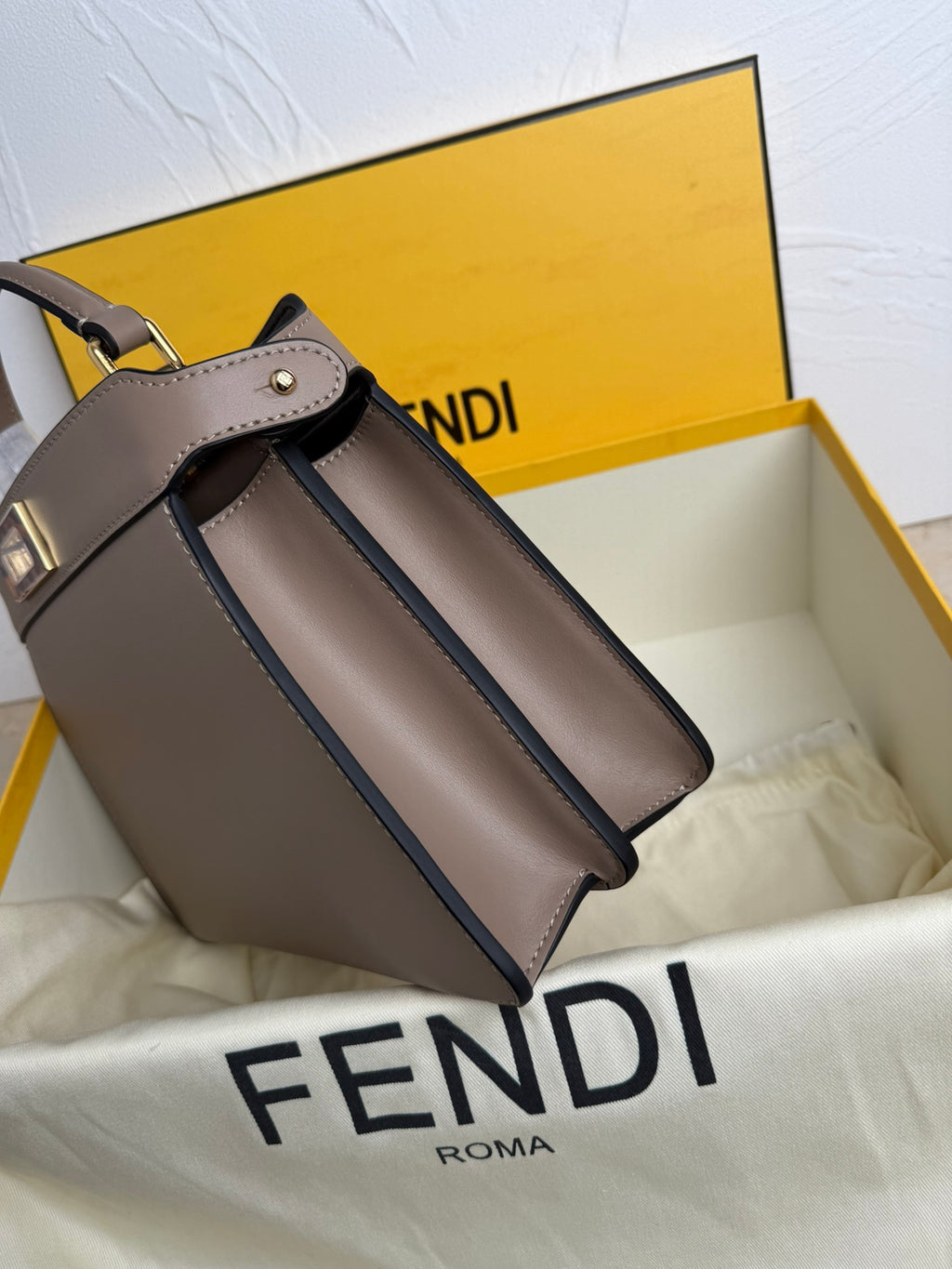 Fendi My Peekaboo Small Bag in Calfskin