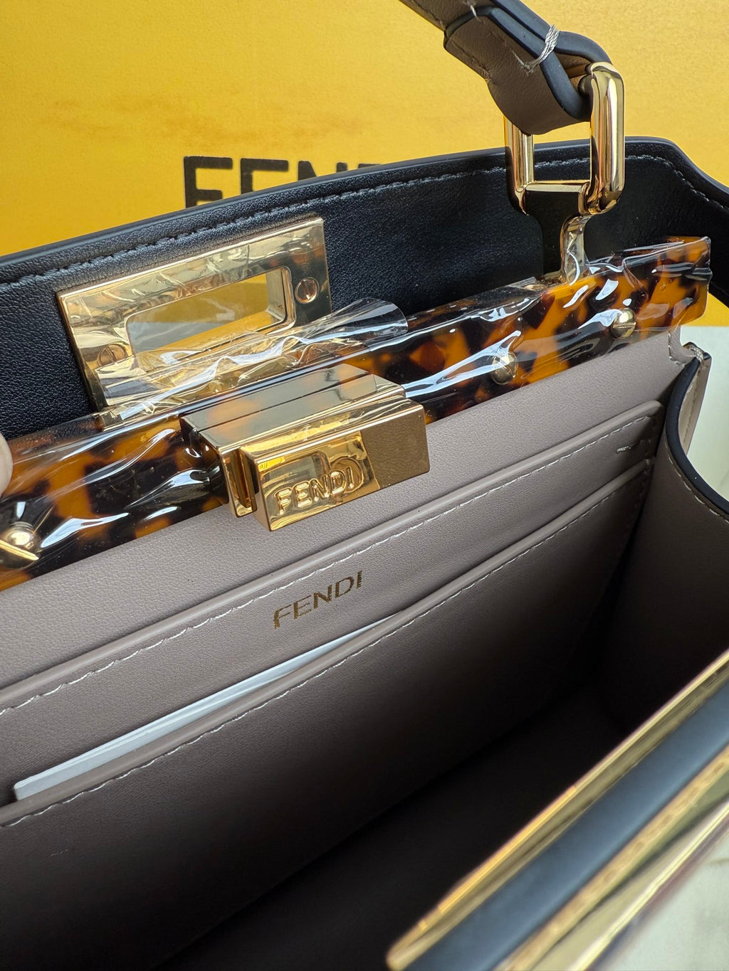 Fendi My Peekaboo Small Bag in Calfskin