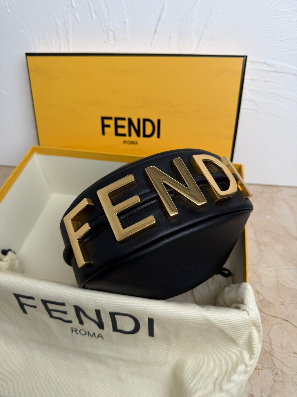 FendI Graphy Mini Bag in Calfskin