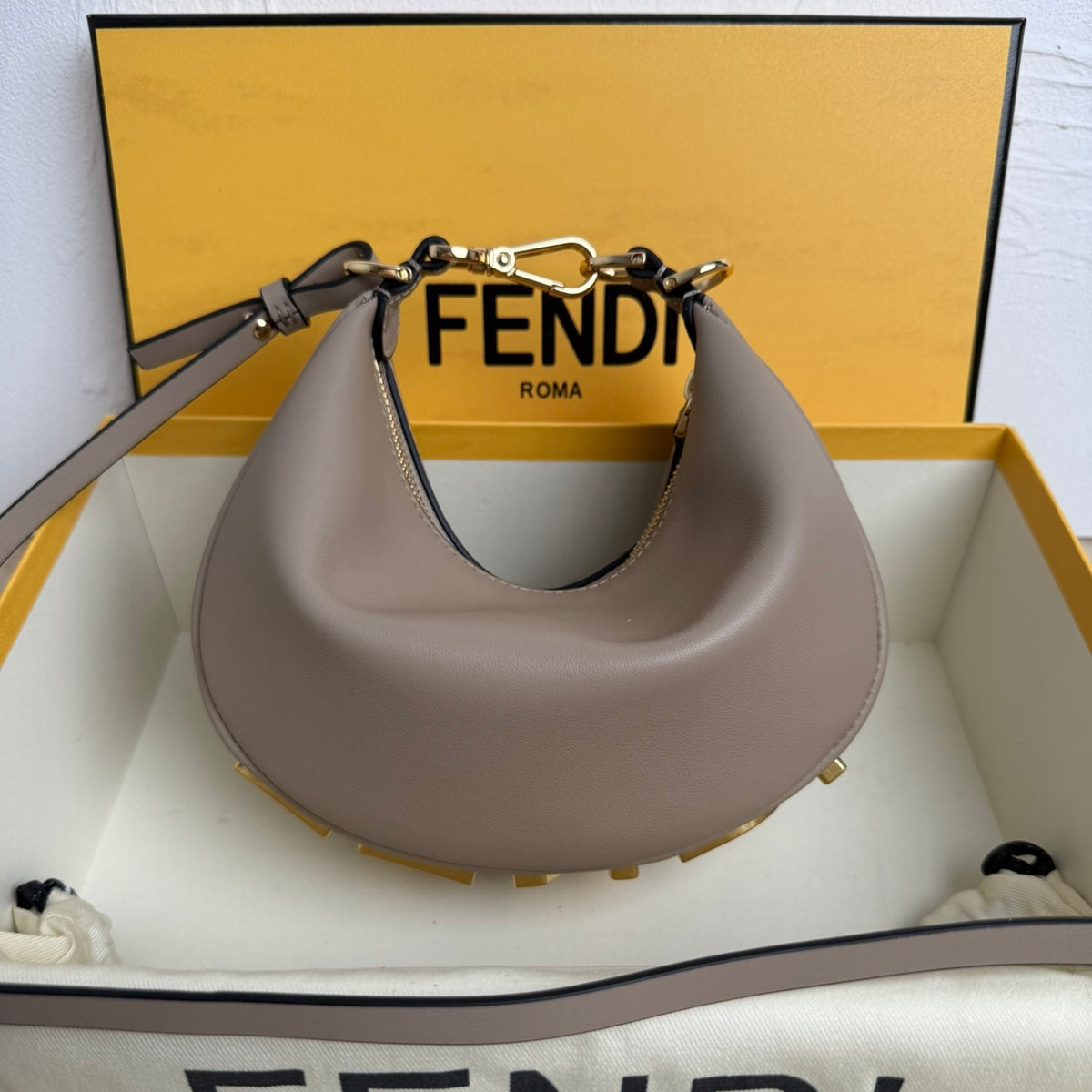 FendI Graphy Mini Bag in Calfskin
