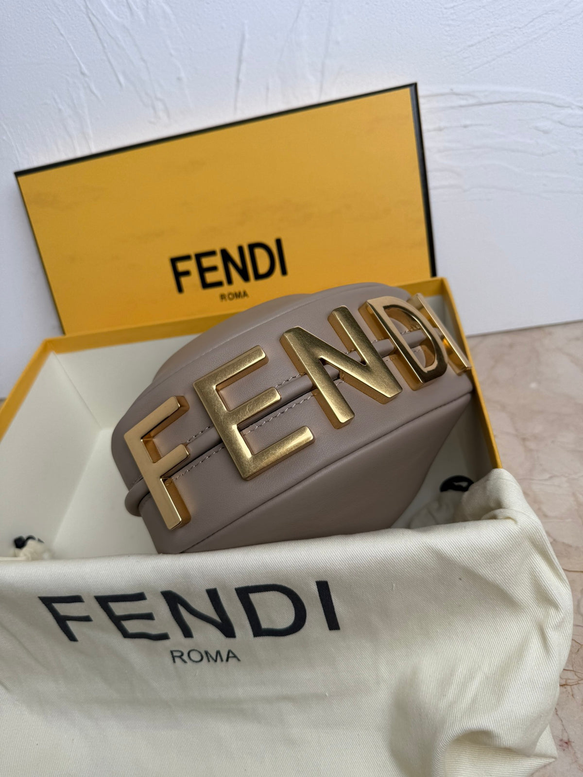 FendI Graphy Mini Bag in Calfskin