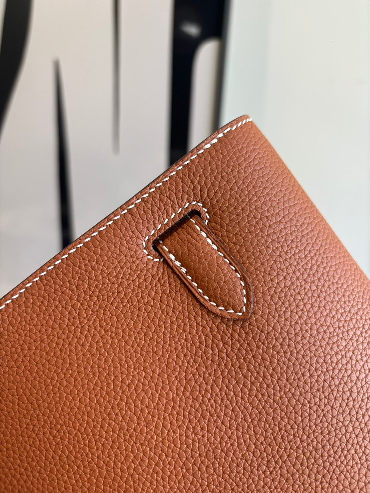 Hermes Kelly Depeches 25 Pouch in Togo Calfskin