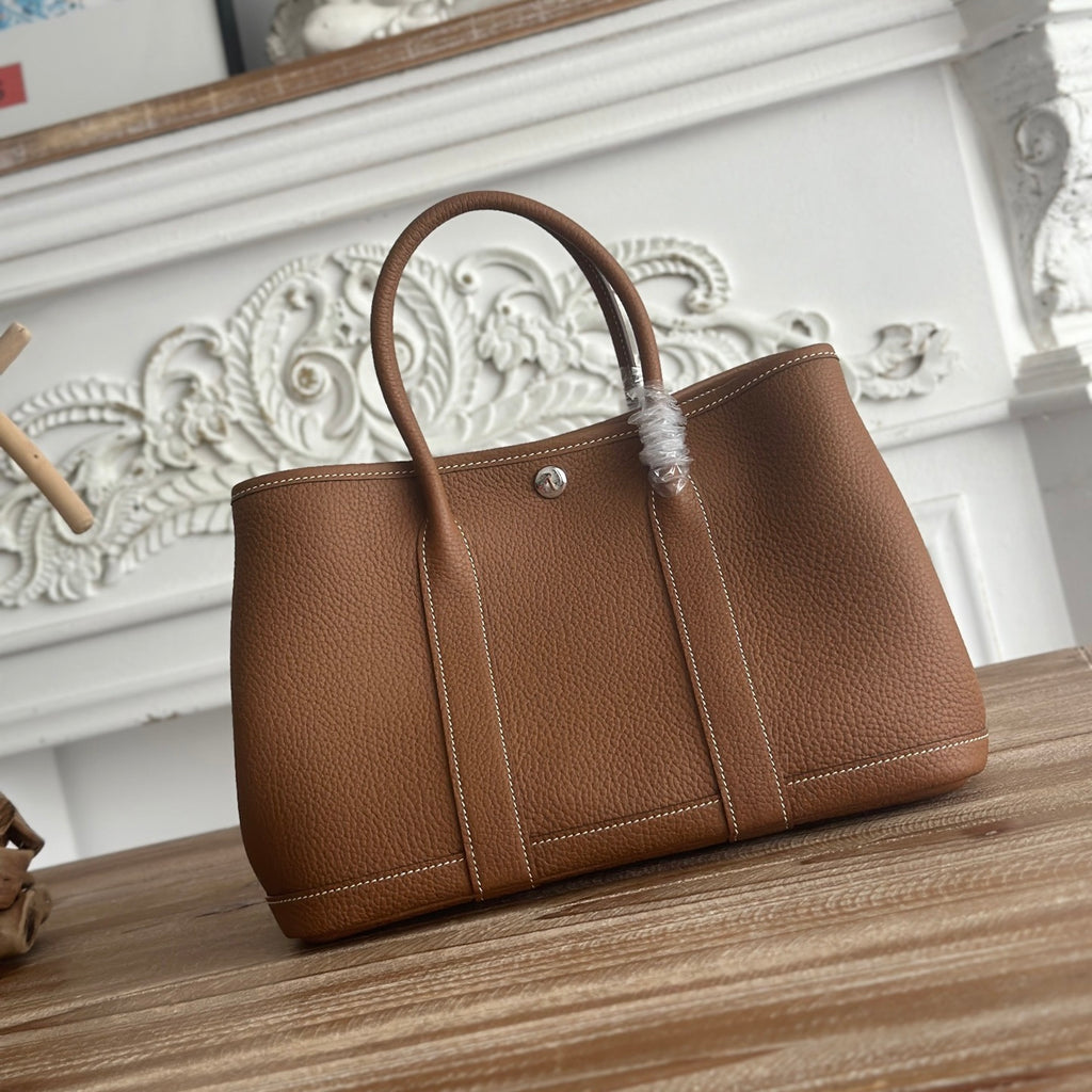 Hermes Garden Party 30 Bag in Negonda Calfskin