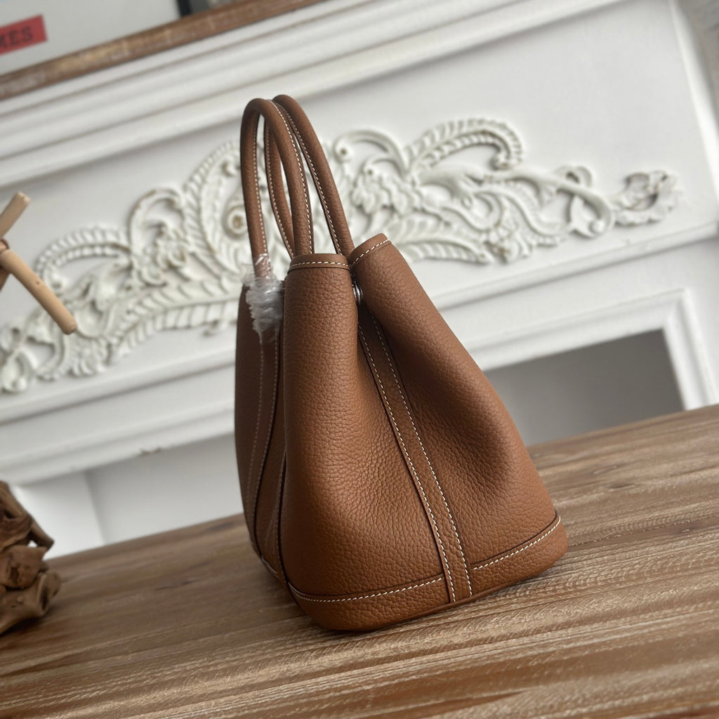 Hermes Garden Party 30 Bag in Negonda Calfskin