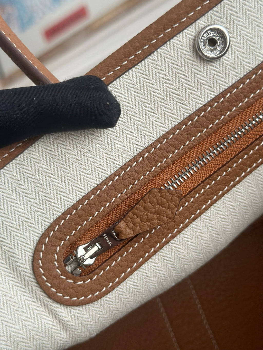 Hermes Garden Party 30 Bag in Negonda Calfskin