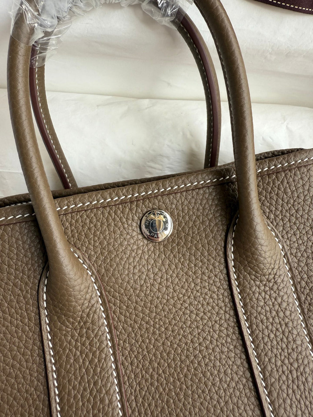Hermes Garden Party MIni Bag in Negonda Calfskin