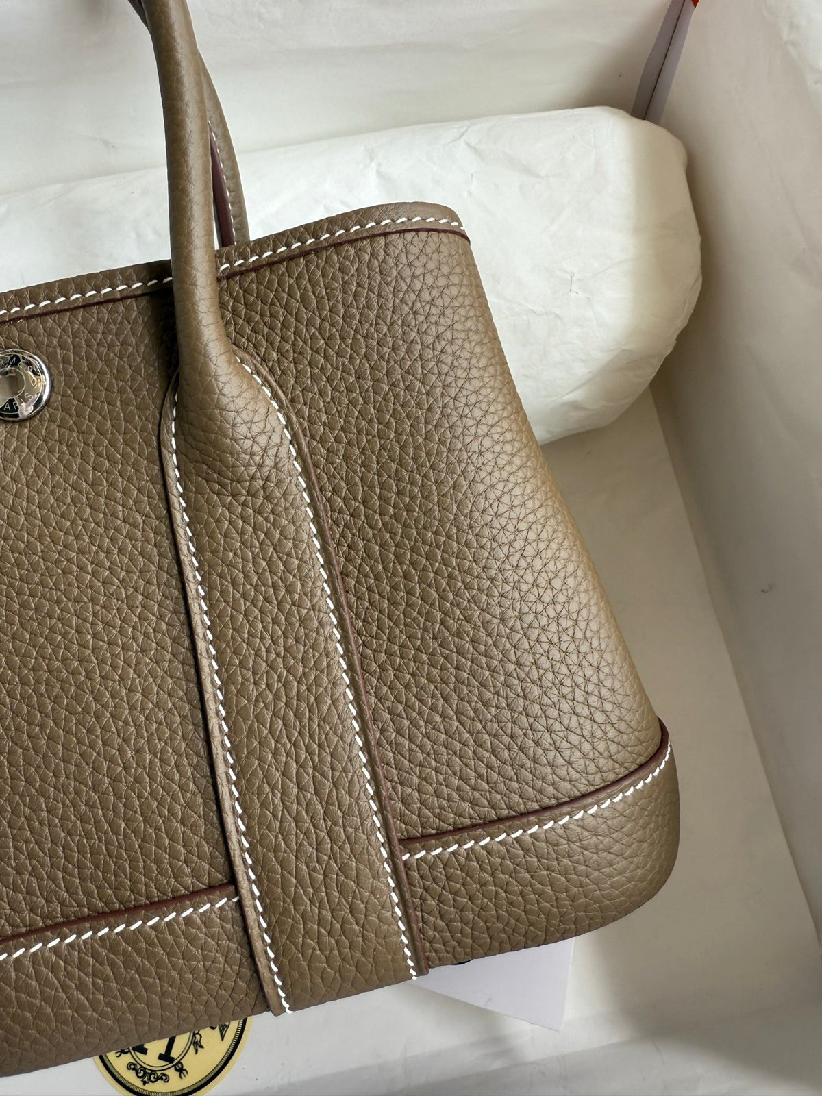 Hermes Garden Party MIni Bag in Negonda Calfskin