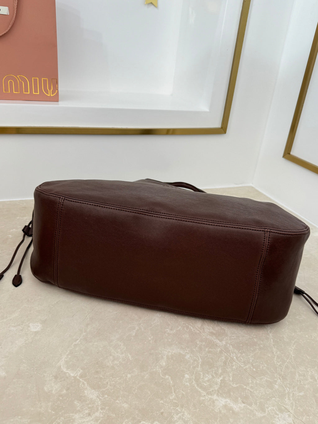 Miu Miu Ivy Shopping Bag in Nappa Leather