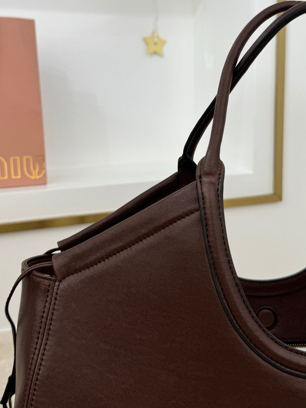 Miu Miu Ivy Shopping Bag in Nappa Leather