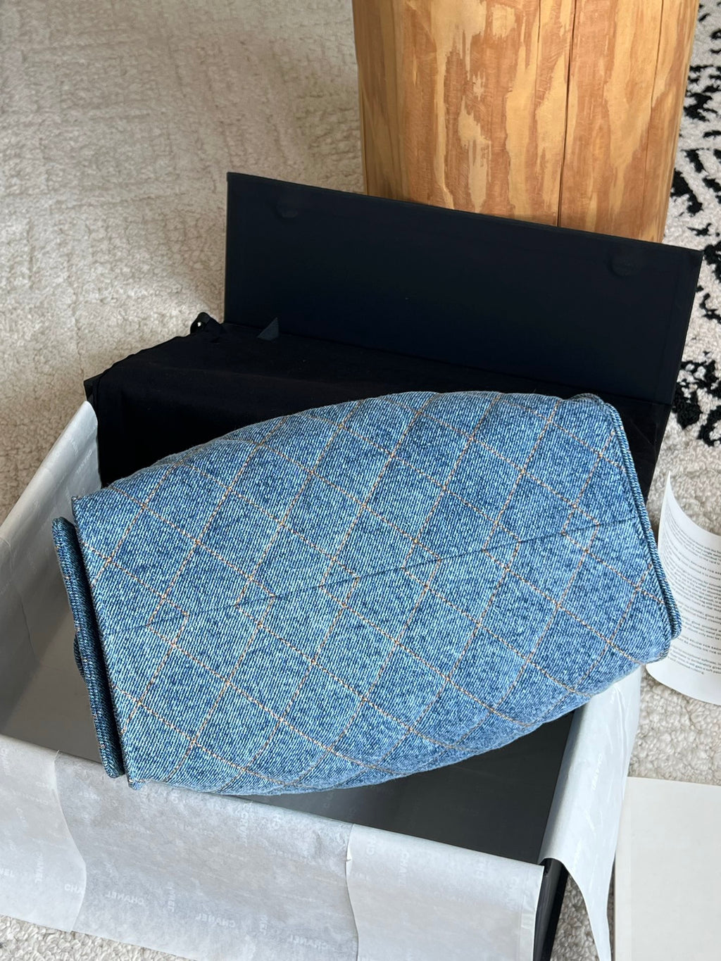 Chanel 25 Small Handbag in Washed Denim