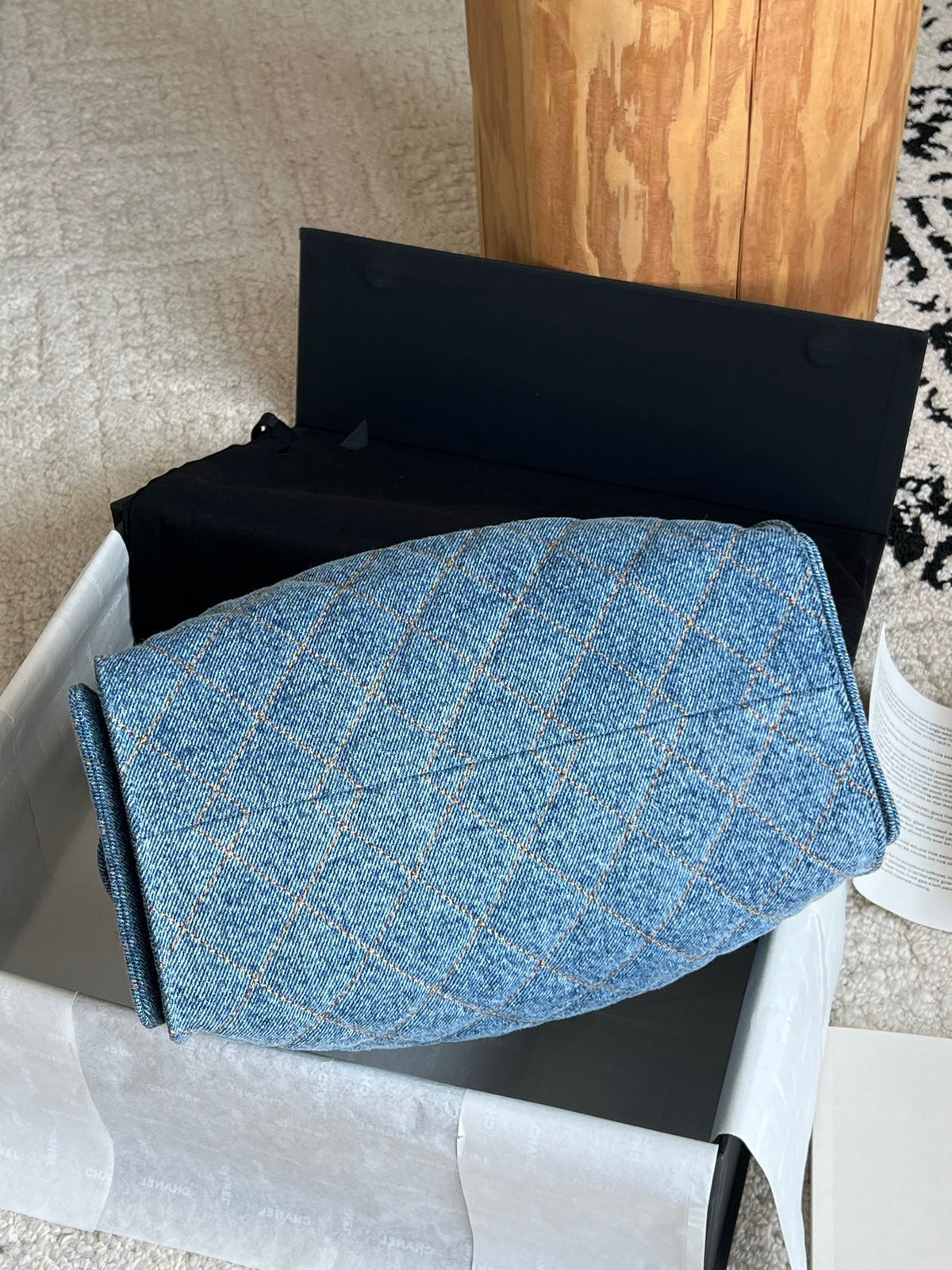 Chanel 25 Small Handbag in Washed Denim