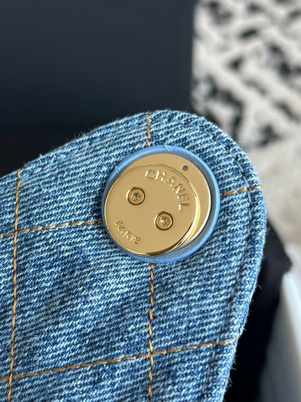 Chanel 25 Small Handbag in Washed Denim