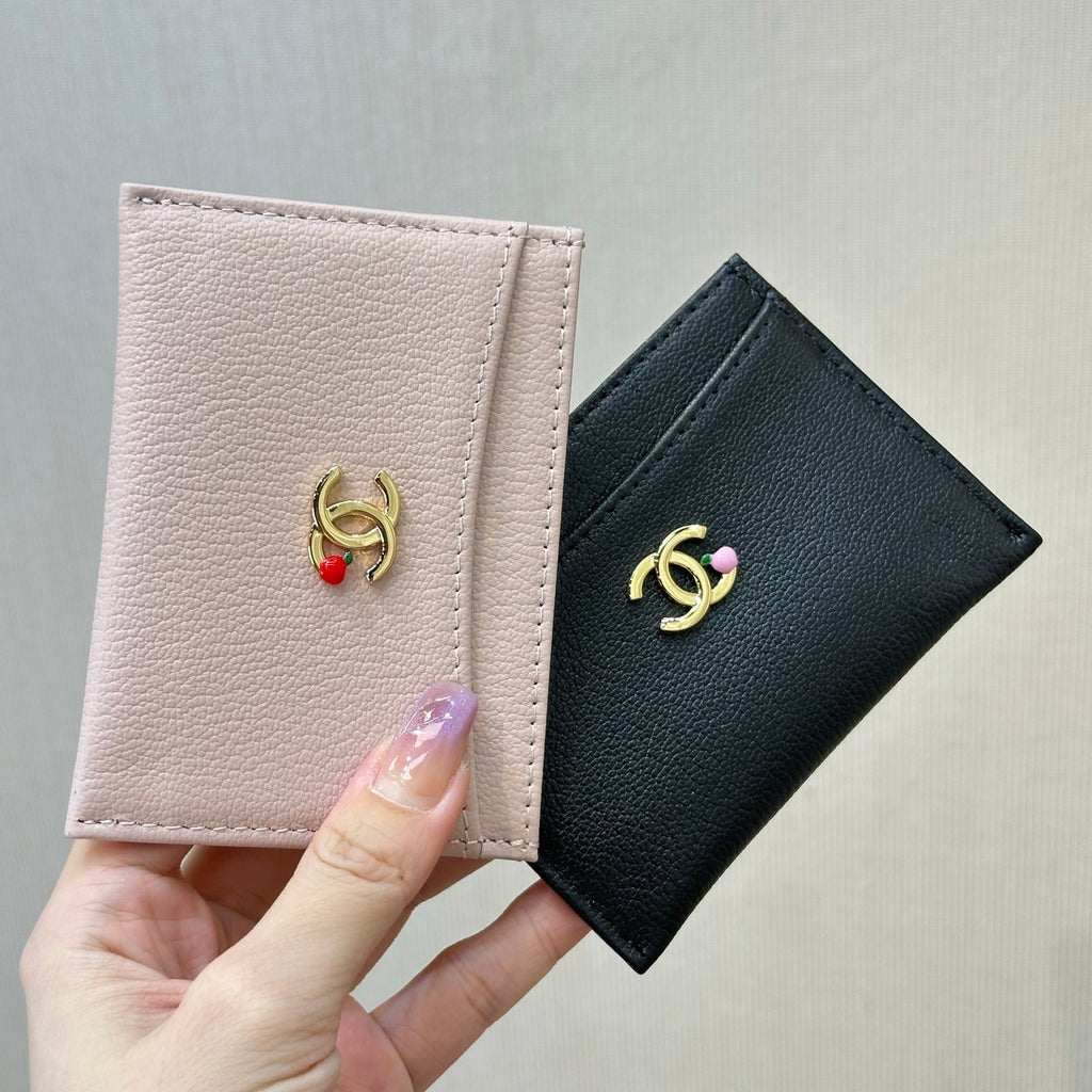 Chanel Card Holder in Grained Goatskin
