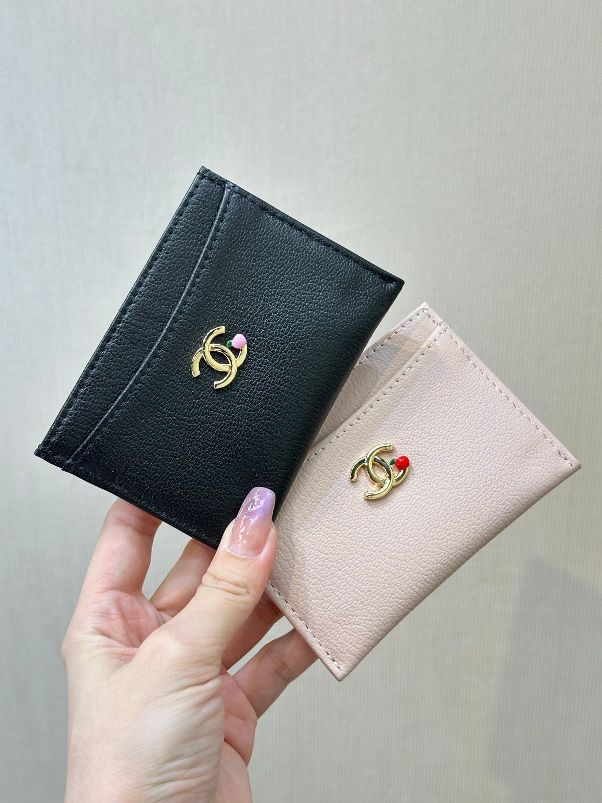Chanel Card Holder in Grained Goatskin