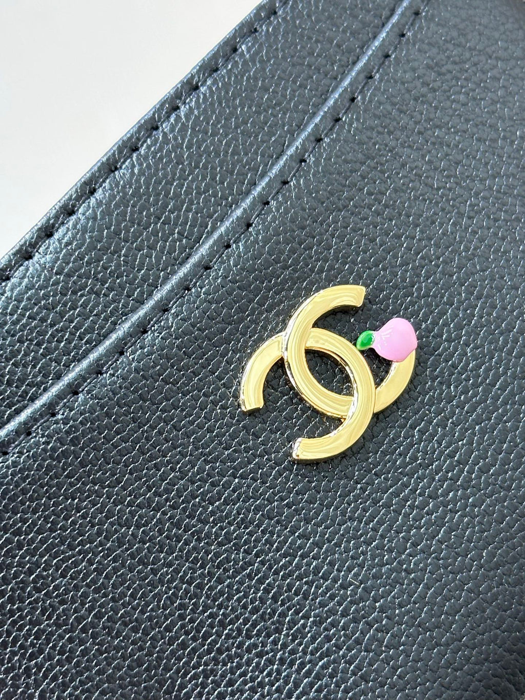 Chanel Card Holder in Grained Goatskin