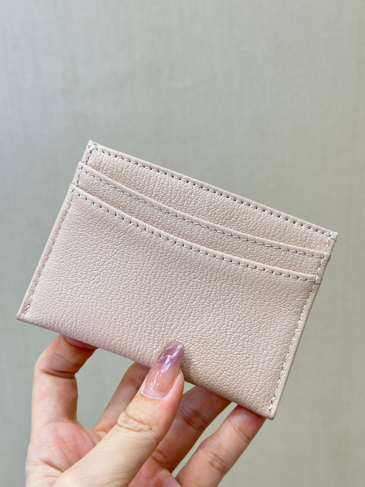 Chanel Card Holder in Grained Goatskin