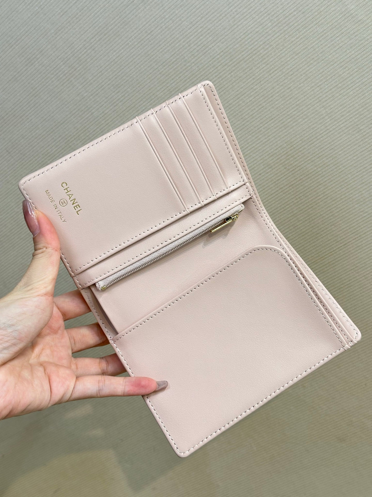Chanel Passport Holder in Grained Goatskin