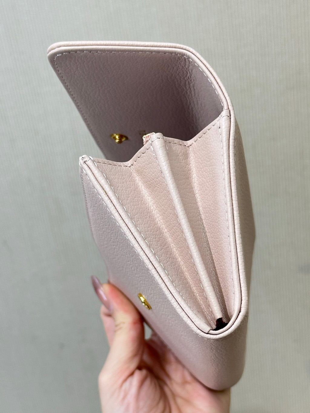 Chanel Long Flap Wallet in Grained Goatskin