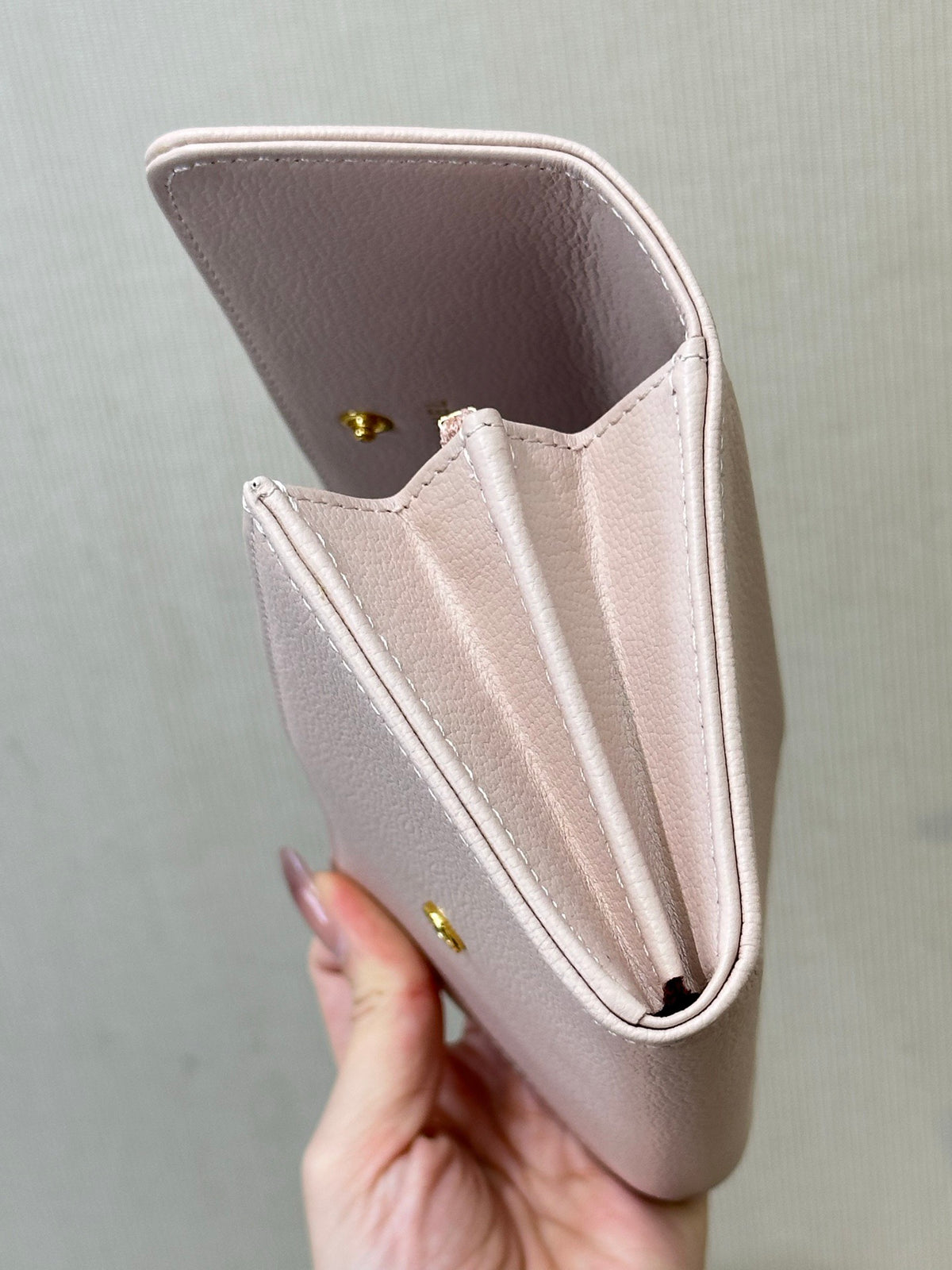 Chanel Long Flap Wallet in Grained Goatskin